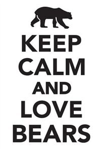 Keep Calm & Love Bears Notebook & Journal. Productivity Work Planner & Idea Notepad: Brainstorm Thoughts, Self Discovery, To Do List