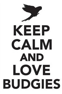 Keep Calm & Love Budgies Notebook & Journal. Productivity Work Planner & Idea Notepad: Brainstorm Thoughts, Self Discovery, To Do List
