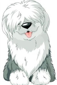 Couverture_Old English Sheepdog Notebook & Journal. Productivity Work Planner & Idea Notepad