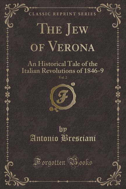 Front cover_The Jew of Verona, Vol. 2