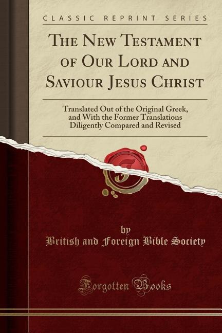 Front cover_The New Testament of Our Lord and Saviour Jesus Christ