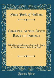 Front cover_Charter of the State Bank of Indiana