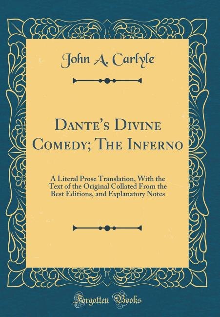 Front cover_Dante's Divine Comedy; The Inferno