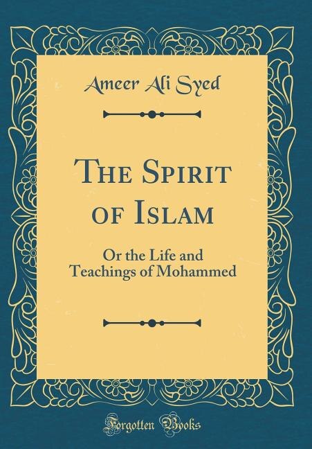 Couverture_The Spirit of Islam