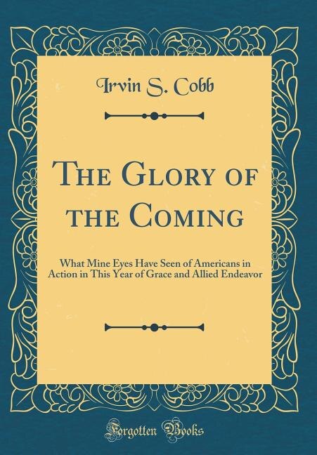 Couverture_The Glory of the Coming