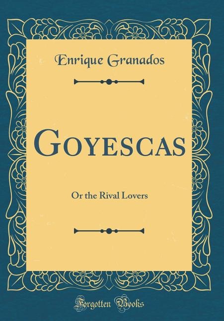 Front cover_Goyescas
