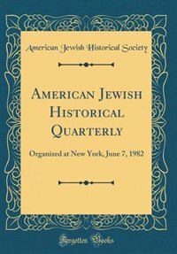 Couverture_American Jewish Historical Quarterly