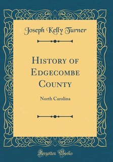 Couverture_History of Edgecombe County