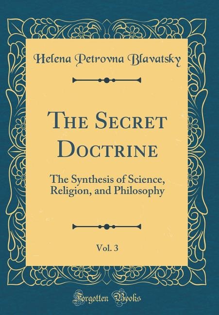 Front cover_The Secret Doctrine, Vol. 3