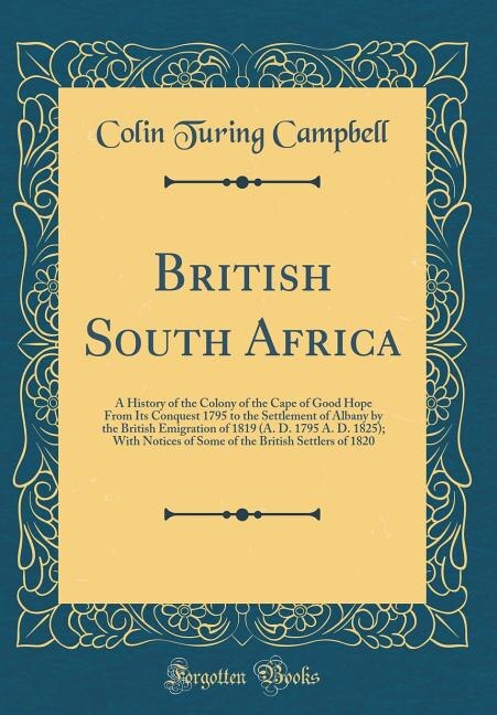 Couverture_British South Africa