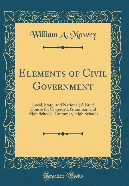 Couverture_Elements of Civil Government
