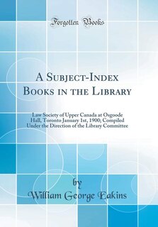 Couverture_A Subject-Index Books in the Library