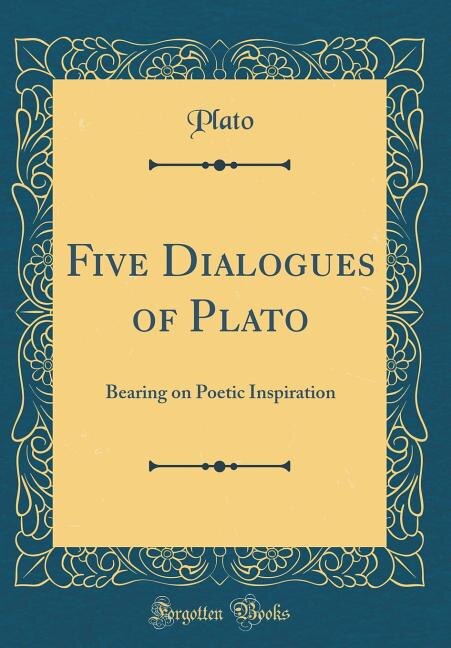 Front cover_Five Dialogues of Plato