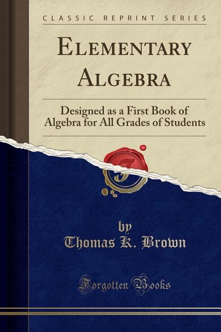 Front cover_Elementary Algebra