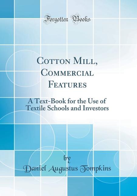 Couverture_Cotton Mill, Commercial Features