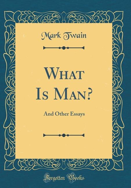 Couverture_What Is Man?