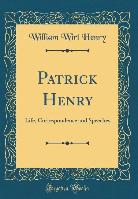 Front cover_Patrick Henry