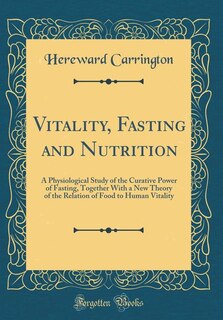Front cover_Vitality, Fasting and Nutrition