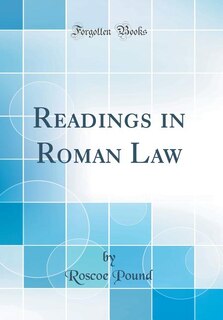Front cover_Readings in Roman Law (Classic Reprint)