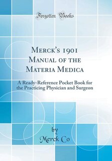 Couverture_Merck's 1901 Manual of the Materia Medica