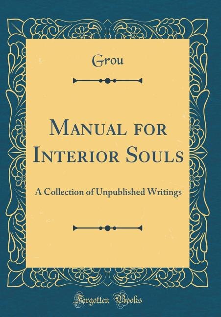 Front cover_Manual for Interior Souls