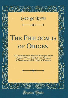 Front cover_The Philocalia of Origen