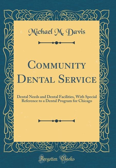 Front cover_Community Dental Service