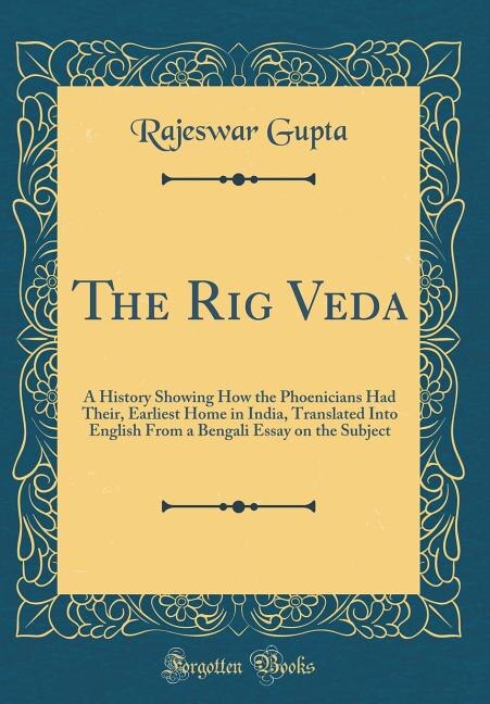 Front cover_The Rig Veda