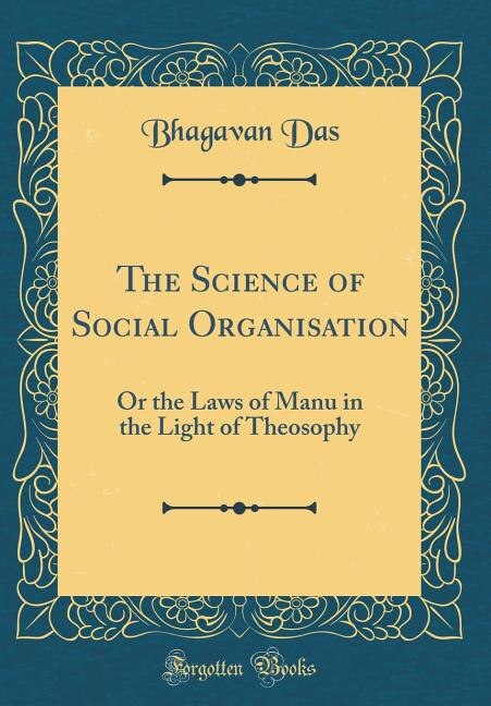 Couverture_The Science of Social Organisation