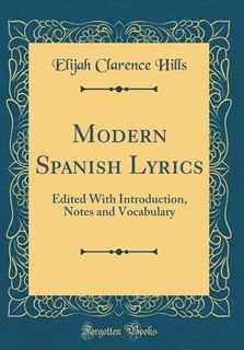 Couverture_Modern Spanish Lyrics