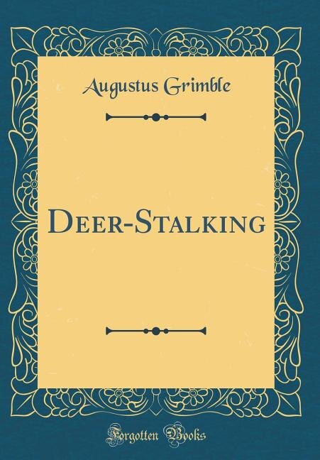 Couverture_Deer-Stalking (Classic Reprint)
