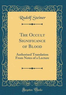 Couverture_The Occult Significance of Blood