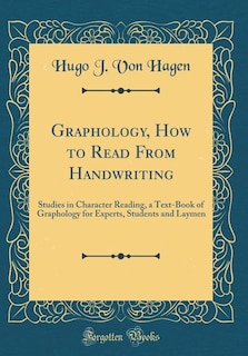 Front cover_Graphology, How to Read From Handwriting