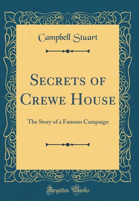 Front cover_Secrets of Crewe House