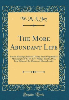 Front cover_The More Abundant Life