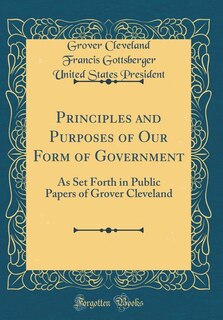 Couverture_Principles and Purposes of Our Form of Government