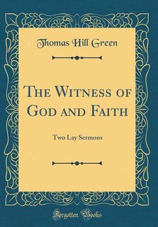 Front cover_The Witness of God and Faith
