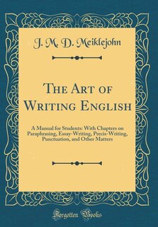 Couverture_The Art of Writing English