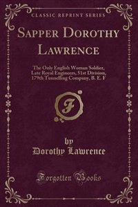 Couverture_Sapper Dorothy Lawrence