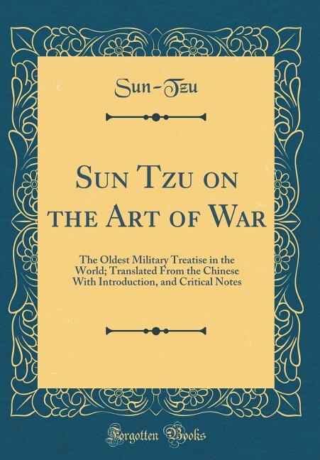 Front cover_Sun Tzu on the Art of War