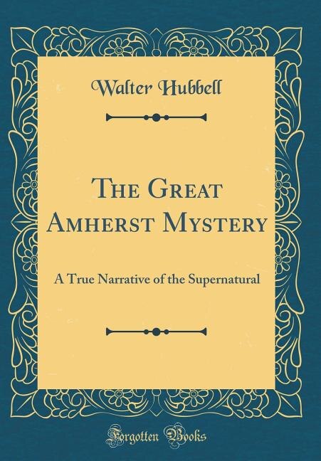 Couverture_The Great Amherst Mystery