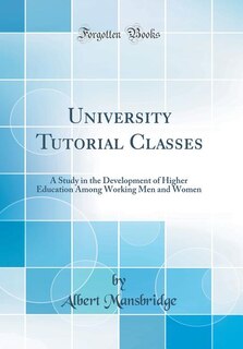 Couverture_University Tutorial Classes