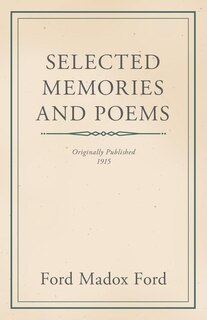 Front cover_Selected Memories and Poems