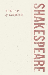 Front cover_The Rape of Lucrece