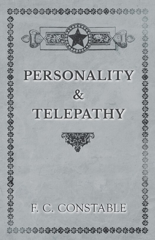 Couverture_Personality and Telepathy