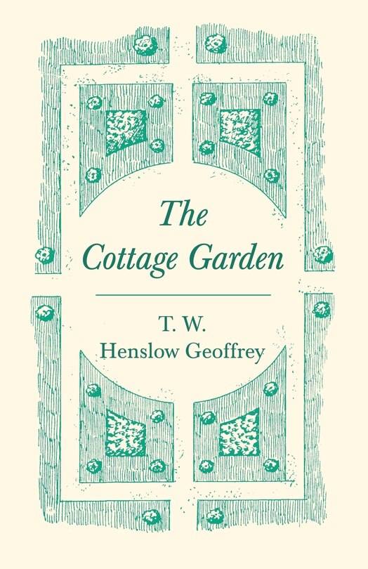 Front cover_The Cottage Garden