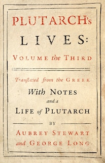Front cover_Plutarch's Lives - Vol. III