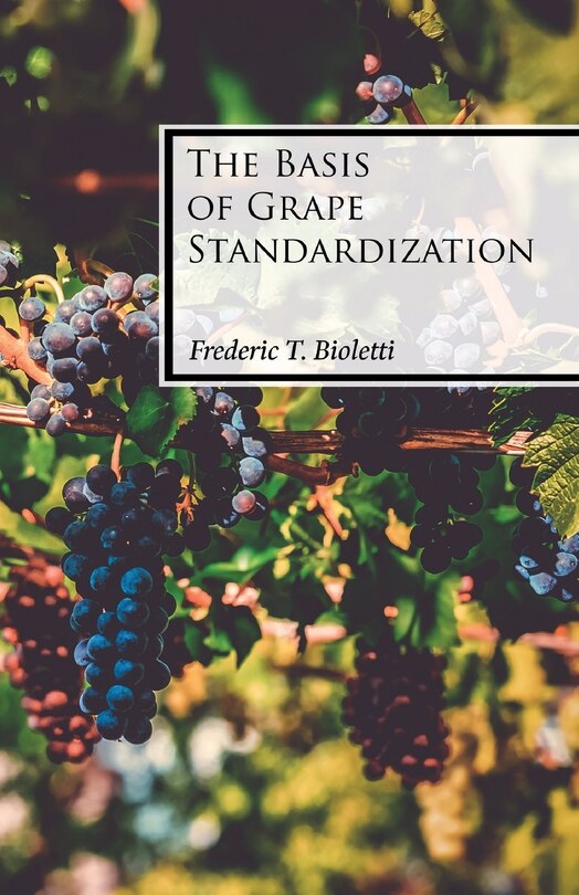 Front cover_The Basis Of Grape Standardization