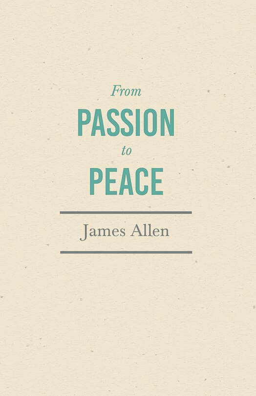 Couverture_From Passion to Peace