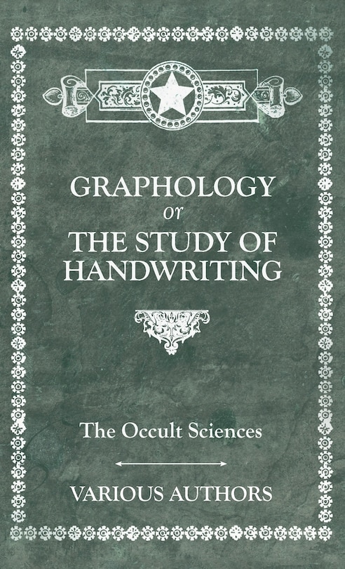 Couverture_The Occult Sciences - Graphology or the Study of Handwriting